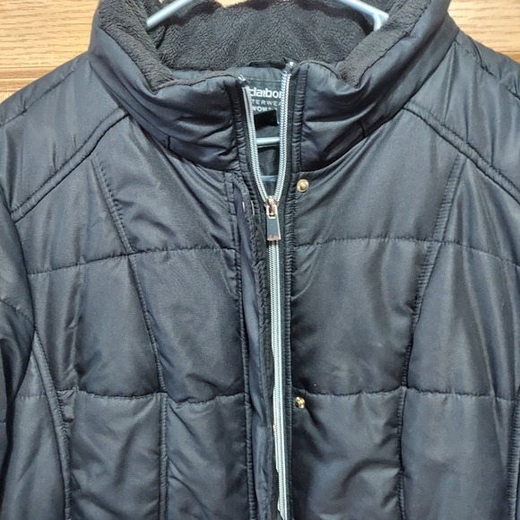 Liz Claiborne Women's Quilted Winter Jacket Coat Black Size 2X - Picture 2 of 10